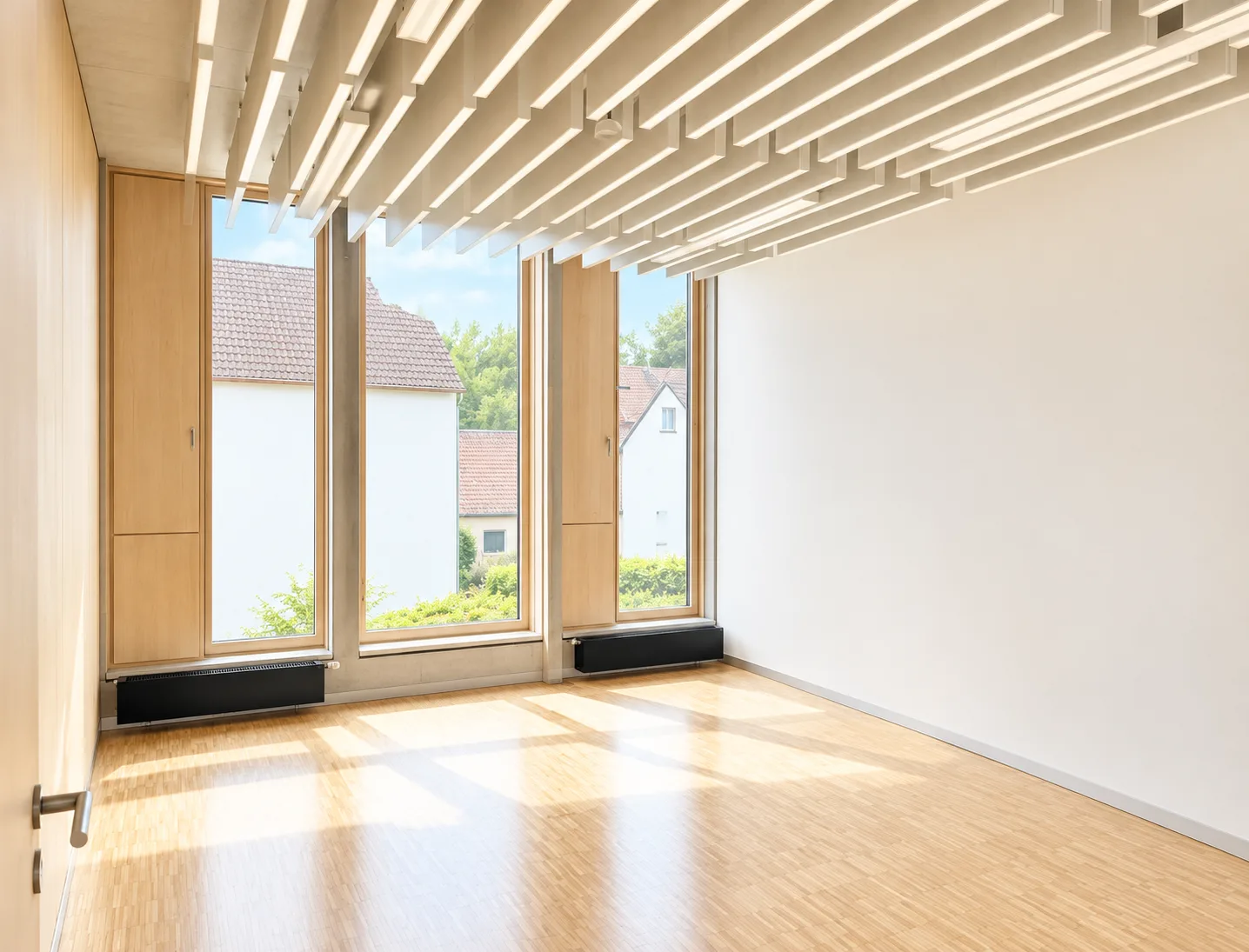 Modernes, lichtdurchflutetes Sprechzimmer der Hausarztpraxis in Lauf an der Pegnitz